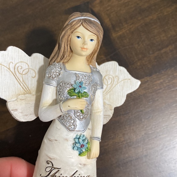 ELEMENTS “THINKING OF YOU” #82318 Porcelain Angel Figurine - Picture 3 of 10
